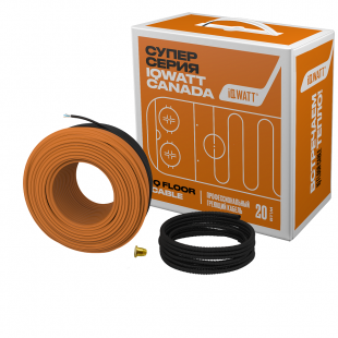 Греющий кабель IQ FLOOR CABLE 20 Вт/м - 100 м