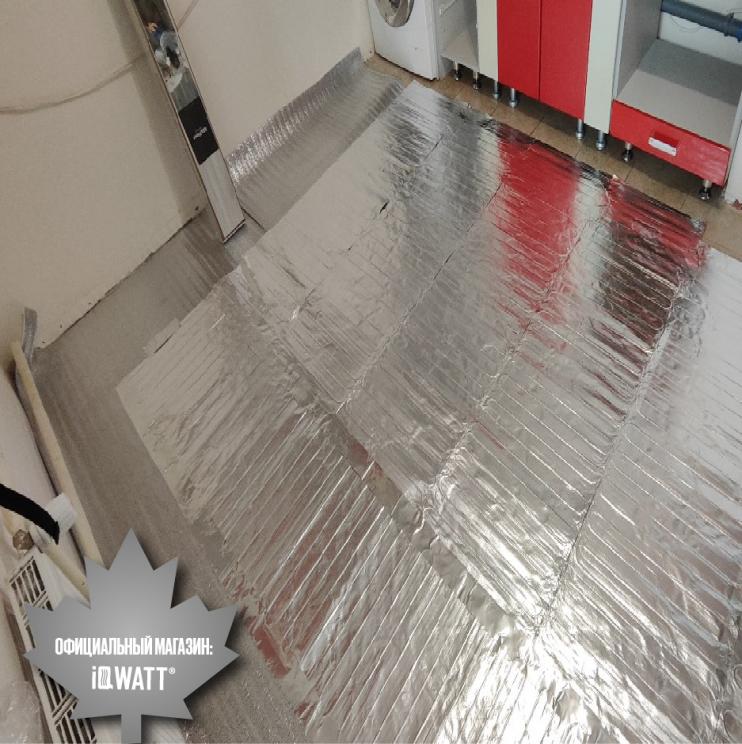 Ультратонкий греющий мат IQ LAMINATE MAT 150 Вт/м.кв - 1,5м²