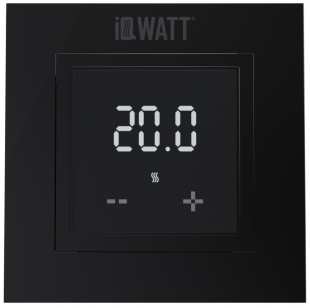 Электронный термостат IQ THERMOSTAT D черный матовый