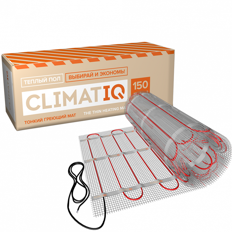 Тонкий самоклеящийся греющий мат CLIMATIQ MAT 4,5м²